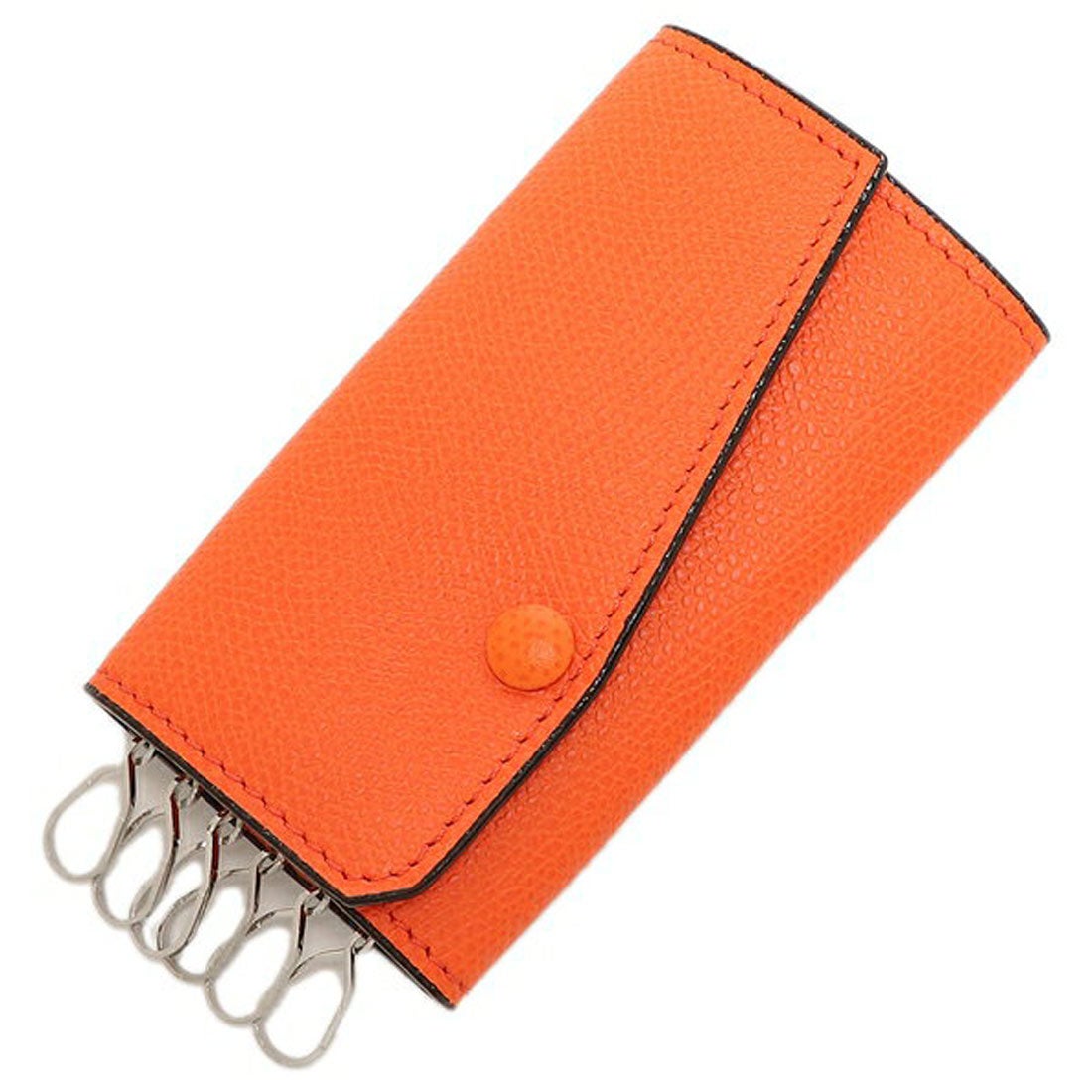 ヴァレクストラ Valextra キーケース オレンジ メンズ レディース