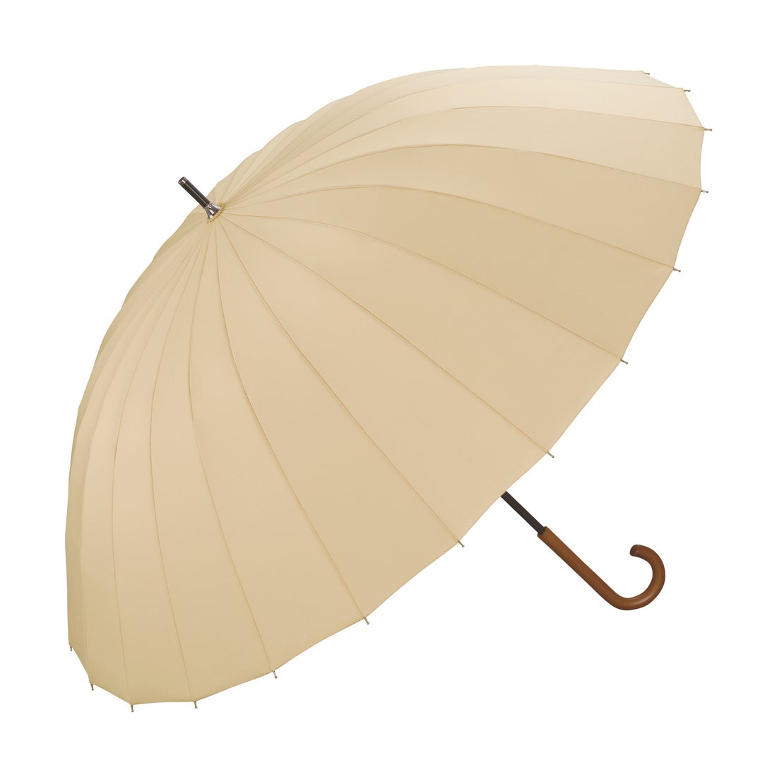 Wpc.】雨傘 24本骨アンブレラ 65cm 和傘風 大きい 丈夫 メンズ