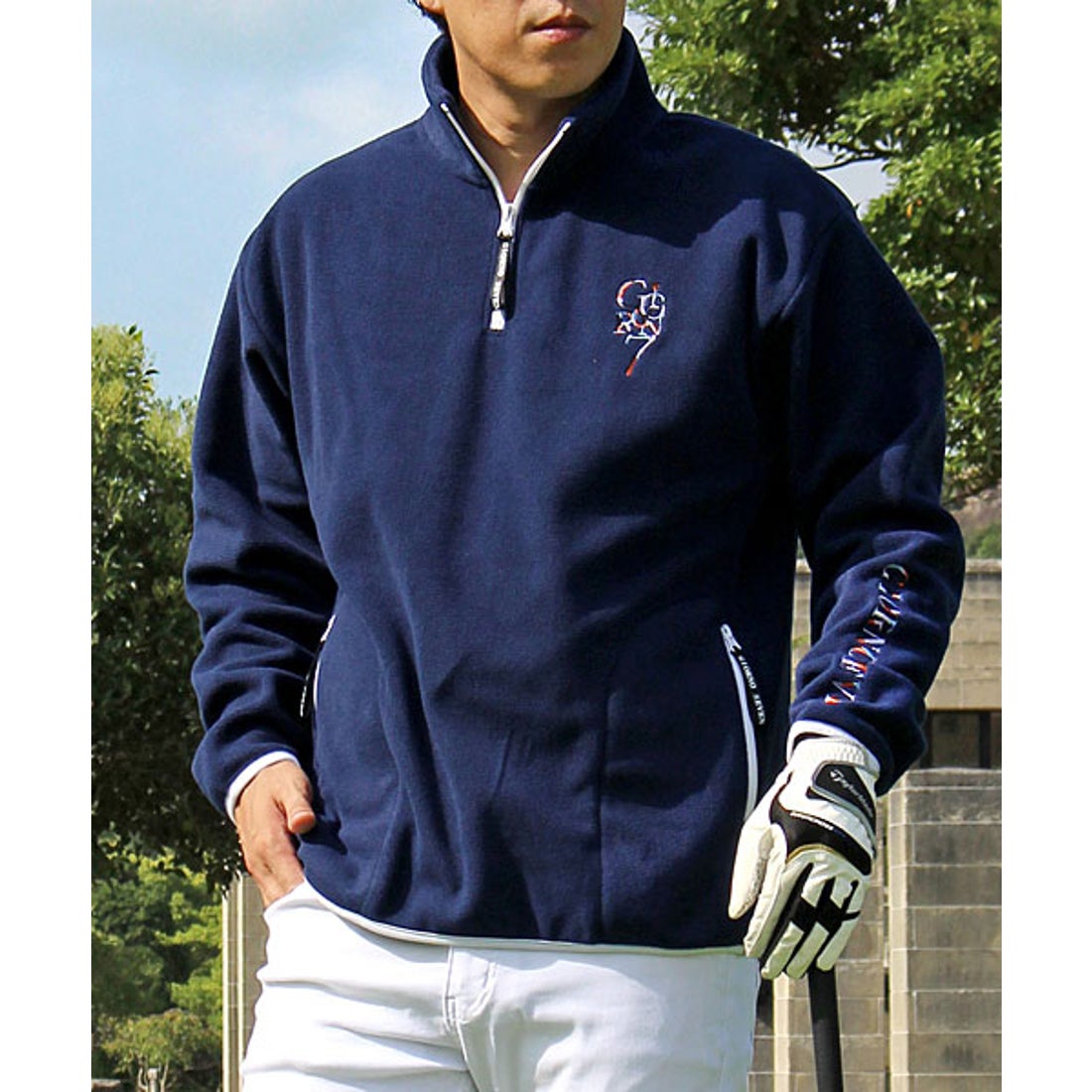 トップイズム TopIsm ゴルフ フリースジャケット メンズ ゴルフウェア