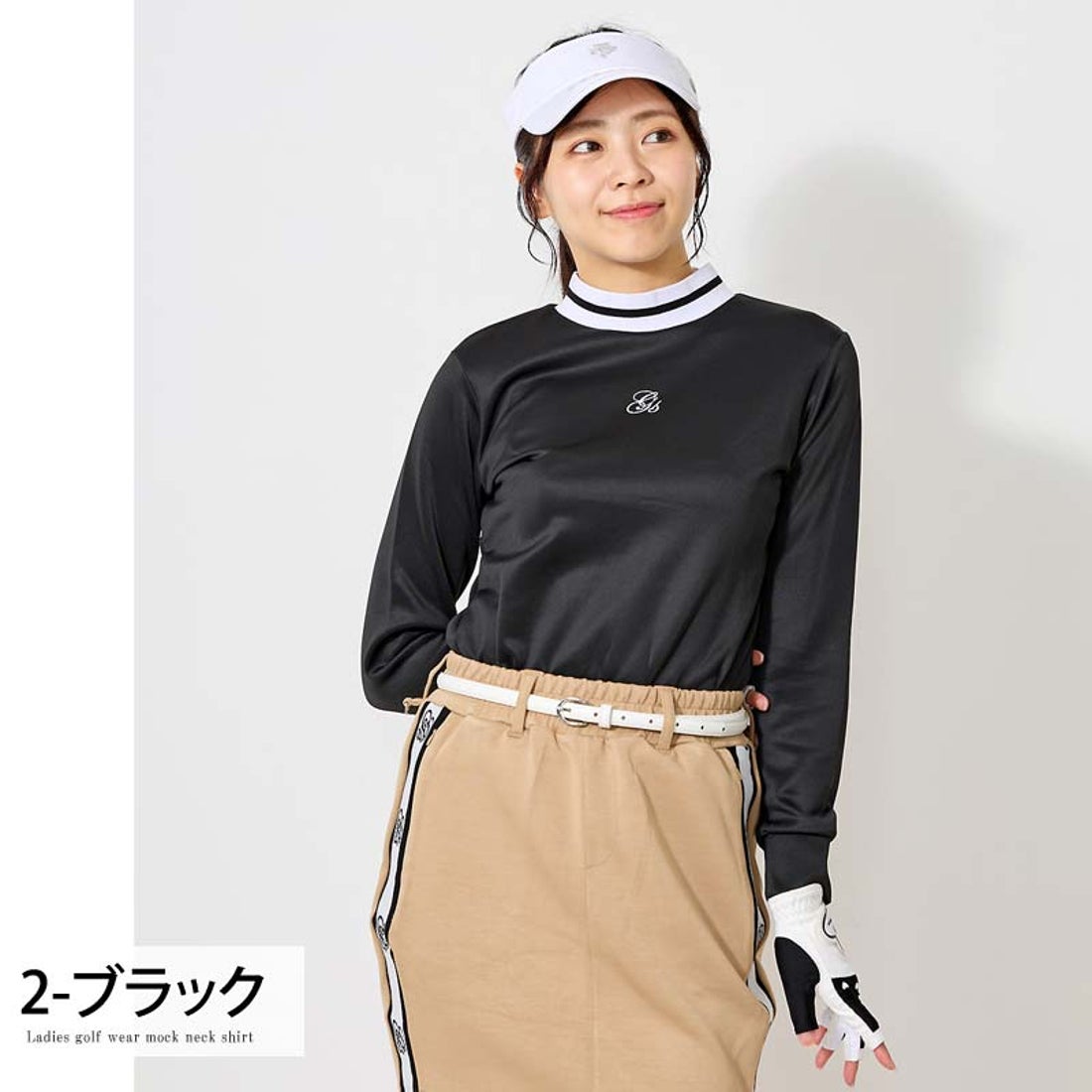 トップイズム TopIsm ゴルフウェア レディース モックネック gs GOLF