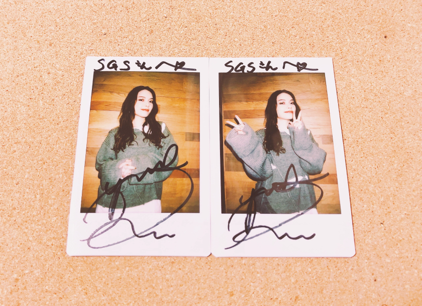 安田レイ New E.P.「Ray of Light」インタビュー記念“直筆サイン入り