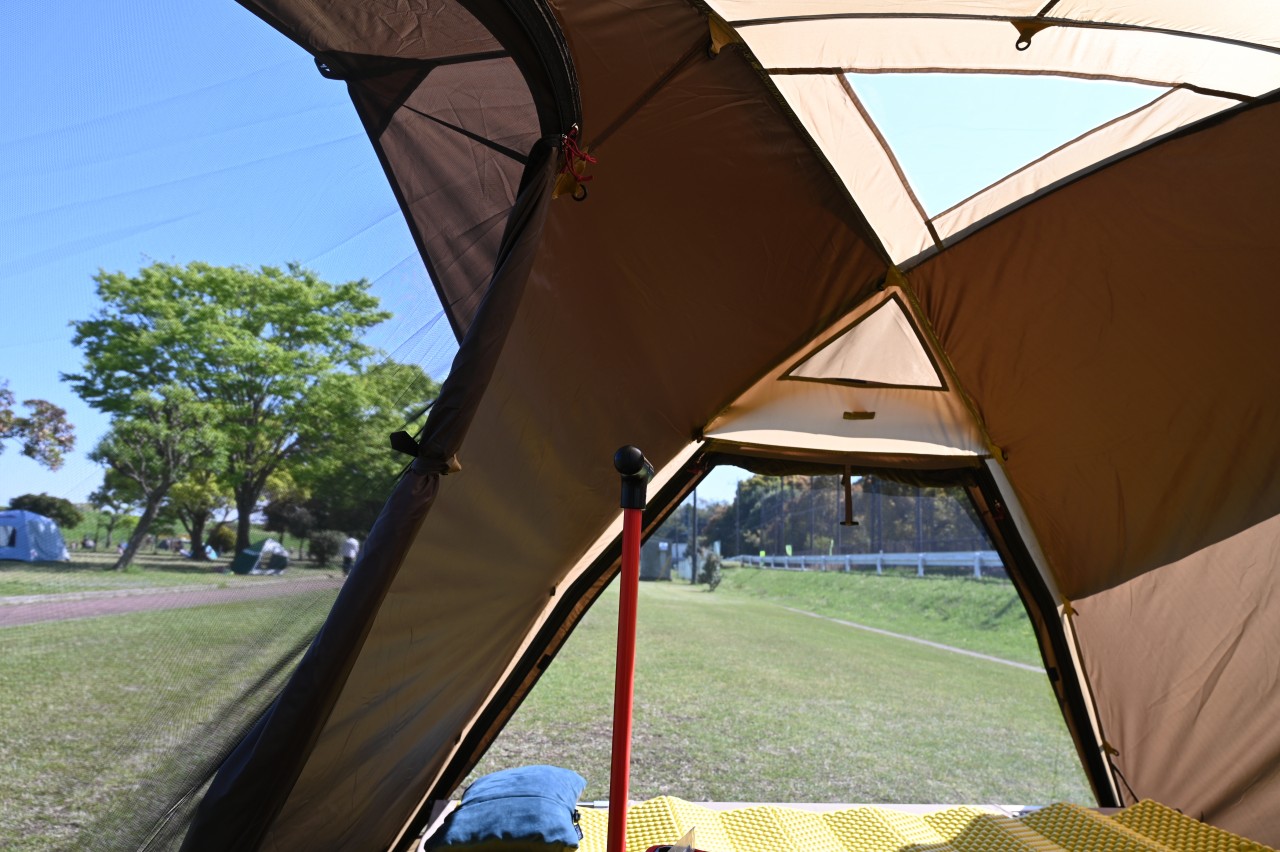 ogawaヴィガス初張り！背面メッシュ追加で使いやすさアップ