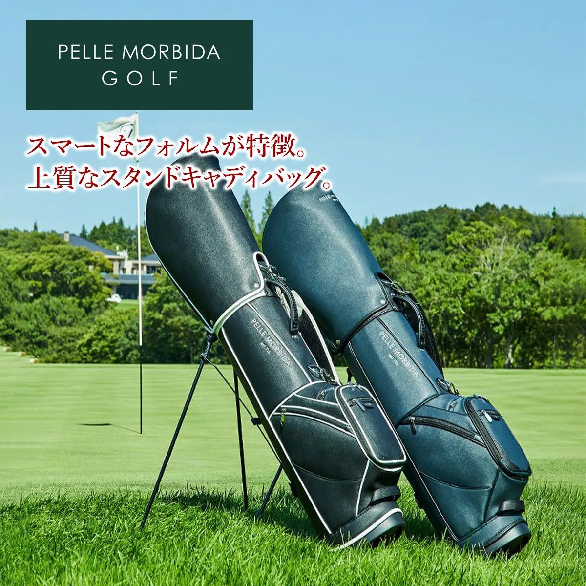 PELLE MORBIDA ペッレモルビダ Golf ゴルフ スタンド キャディバッグ