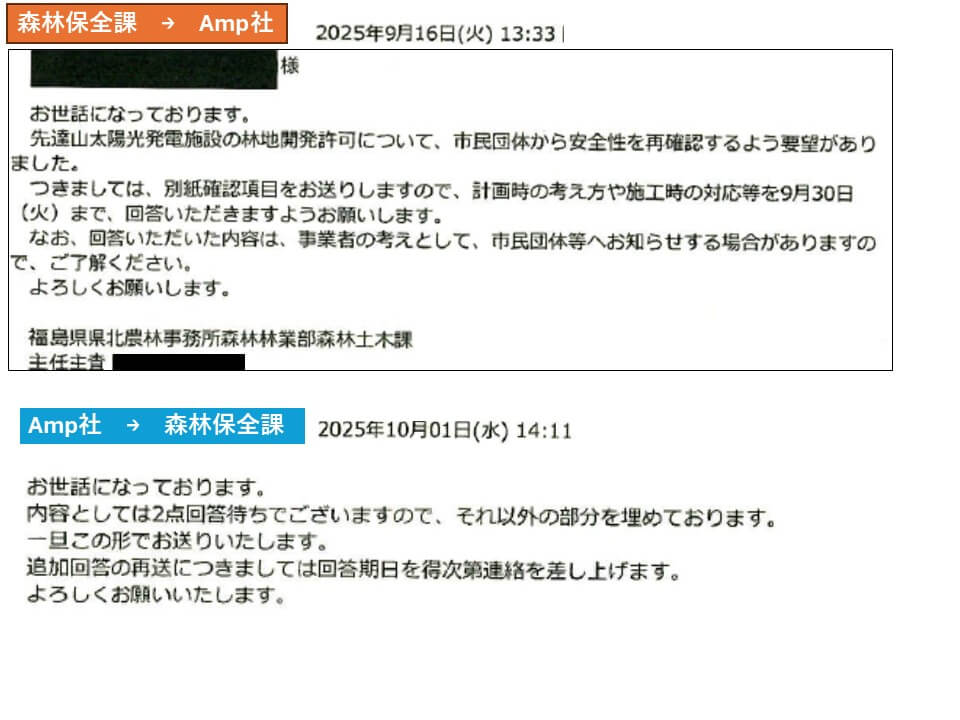 本会の要望書に対する県知事・県庁の対応の経過 – 先達山を注視する会