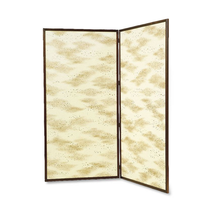 茶道具 水屋屏風 金散両面使 特大 水屋屏風