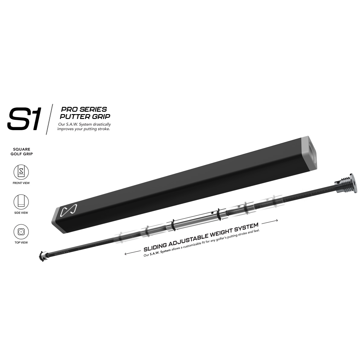 Sense™ S1 Grip | Sense Golf Grip（センス ゴルフ グリップ）-最適な