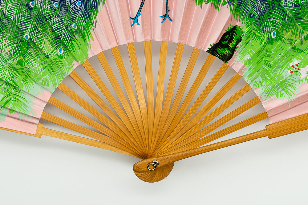 孔雀 絹扇 – SENSUP