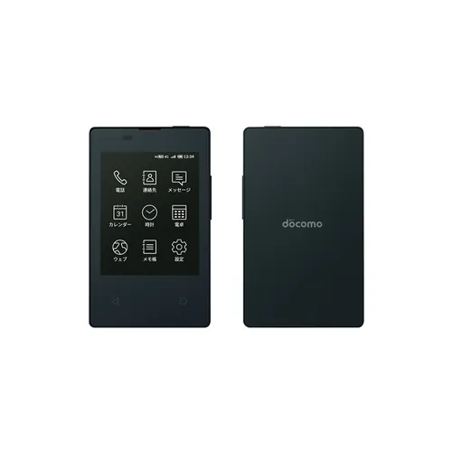 SIMロック解除済】docomo カードケータイ KY-01L インクブラック