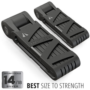 Foldylock Compact Black 2 units key alike - SEATYLOCK