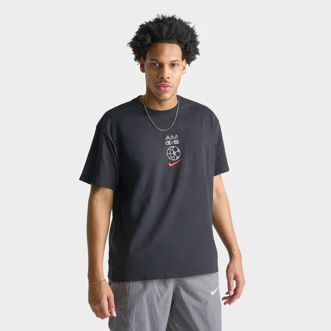 Nike Men's Sportswear Air Max 95 Graphic T-Shirt in Black