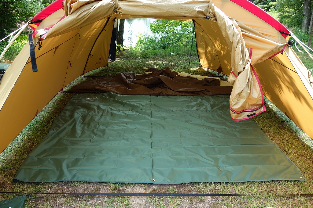 エントリーパックTT】ヴォールトに使えたグランドシートの代用品