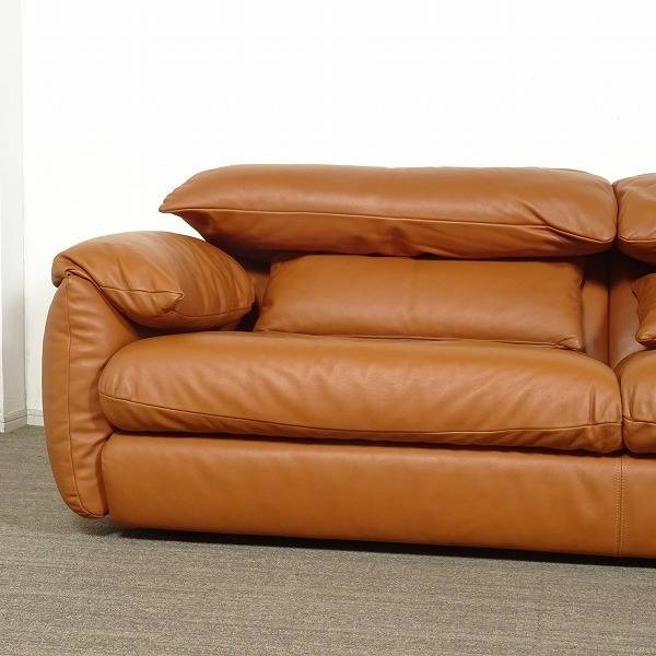 HUKLA フクラ EDINA エディナ 3人掛けソファ & オットマン 本革 入荷