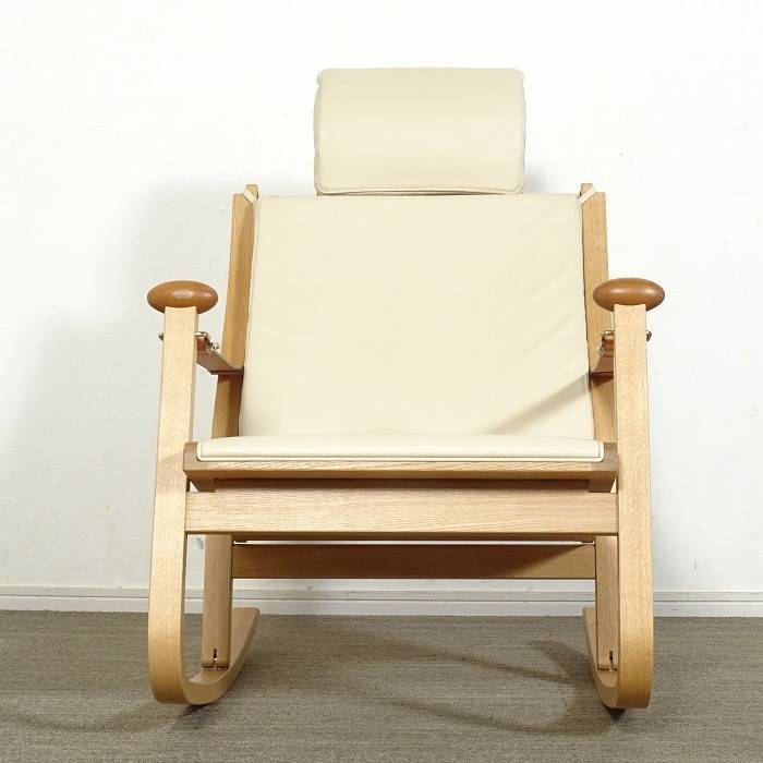 CONDEHOUSE カンディハウス ソリ ロッカー ロッキングチェア 本革 入荷