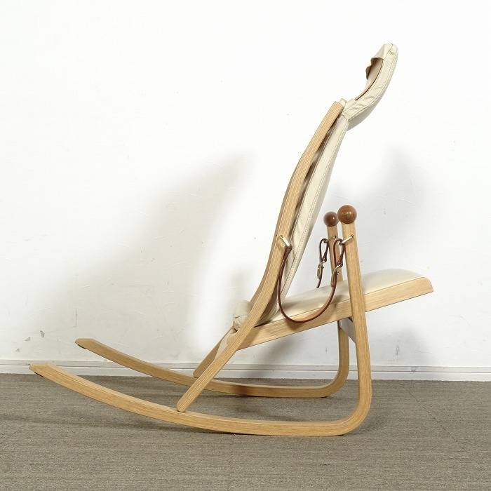 CONDEHOUSE カンディハウス ソリ ロッカー ロッキングチェア 本革 入荷