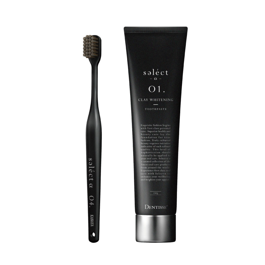 SELECT α / SELECT 01 トゥースペースト＆04 ナチュラルトゥースブラシ SET