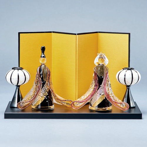 雛人形 Glass studio MIGAKI 金彩飾り雛｜出産祝い・ベビー用品通販の