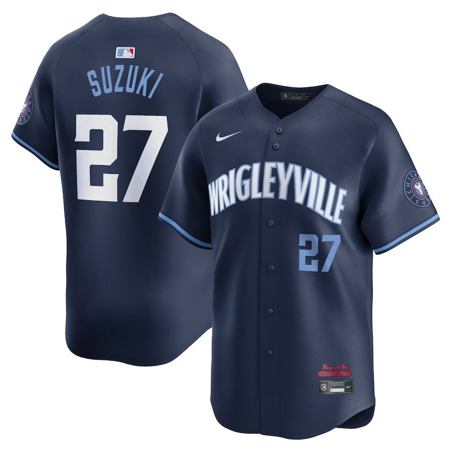 MLB 鈴木誠也 カブス ユニフォーム レプリカジャージ Replica Jersey