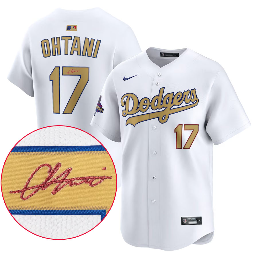 海外モデル】MLB 大谷翔平 ドジャース ユニフォーム 2025ゴールド