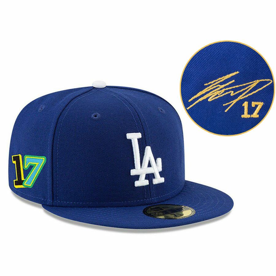 MLB 大谷翔平 ドジャース キャップ サイン刺繍 Authentic On-Field