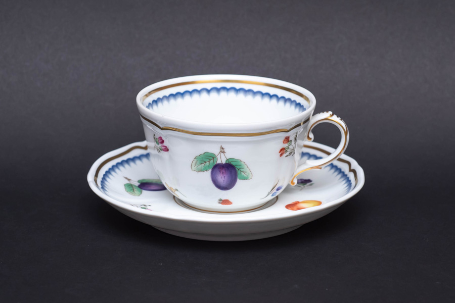 リチャード・ジノリ イタリアンフルーツ ティーカップ＆ソーサーを