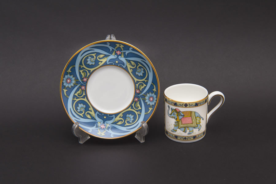 ウェッジウッド ブルーエレファント デミタスカップ＆ソーサーを