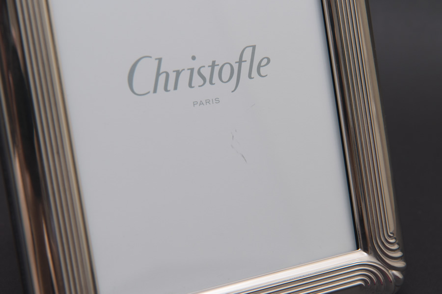 Christofle フォトフレーム9x13cm コキーユ シルバーコーティング