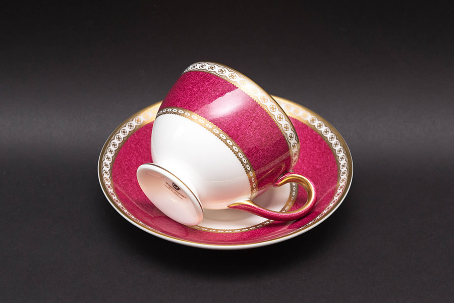 ウェッジウッド プレート□ユーランダーパウダー ルビー 27cm 4枚