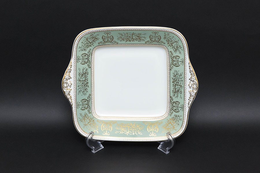 ウェッジウッド コロンビアセージグリーン ブレッド＆バタープレートを