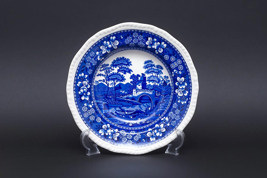 スポード ブルータワー スーププレートを買い取りました｜ブランド食器