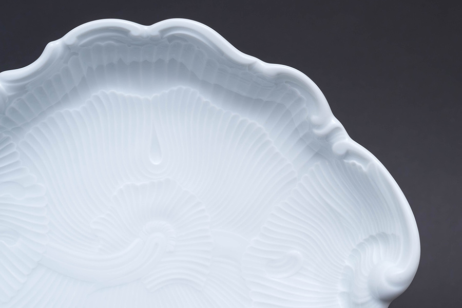 リチャード・ジノリ ベッキオホワイト シェルディッシュ（Sサイズ）を