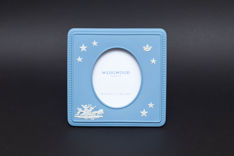 ウェッジウッド ジャスパー プリンス ピクチャーフレーム クラウン