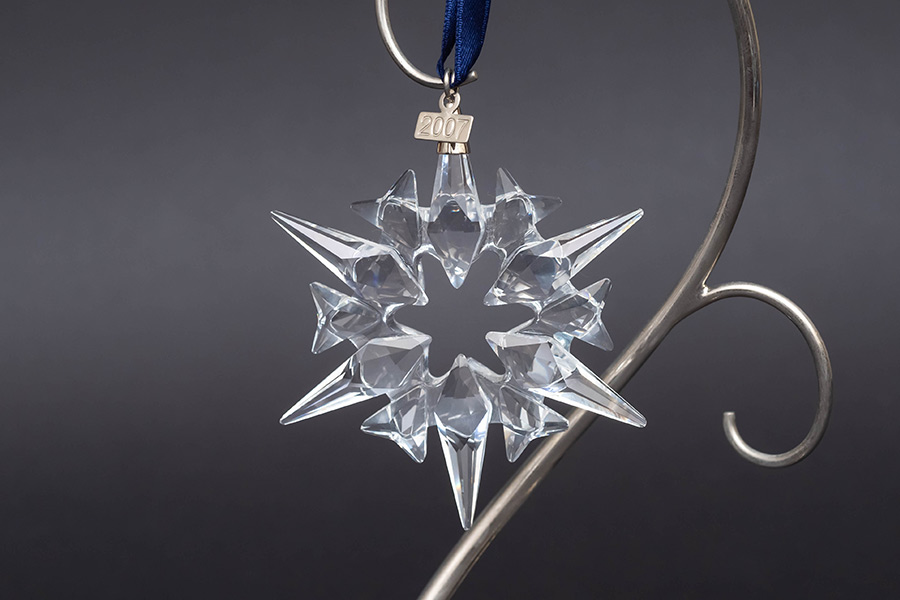 スワロフスキー クリスマスオーナメント スノーフレーク（2007年）を
