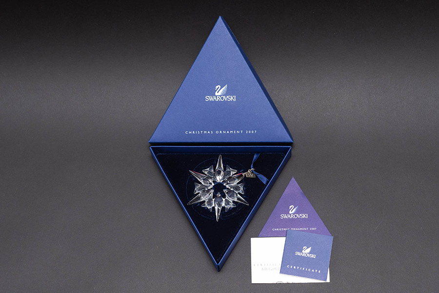 スワロフスキー クリスマスオーナメント スノーフレーク（2007年）を