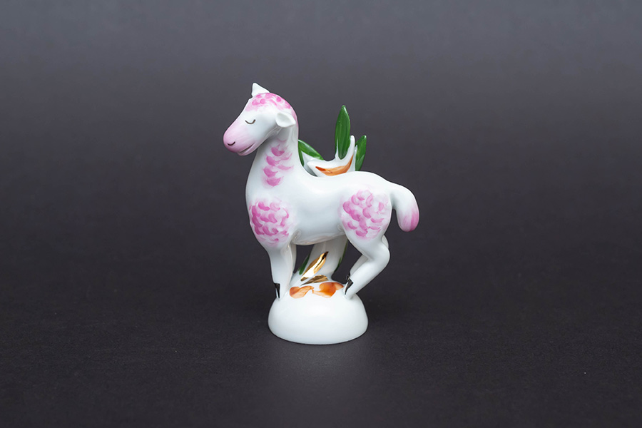 マイセン ミニ干支（2015年）「未（ヒツジ）」（ピンク）を買い取り