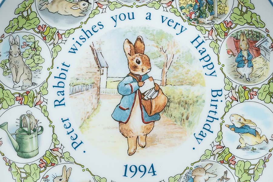 ウェッジウッド ピーターラビット バースデープレート（1994年）を