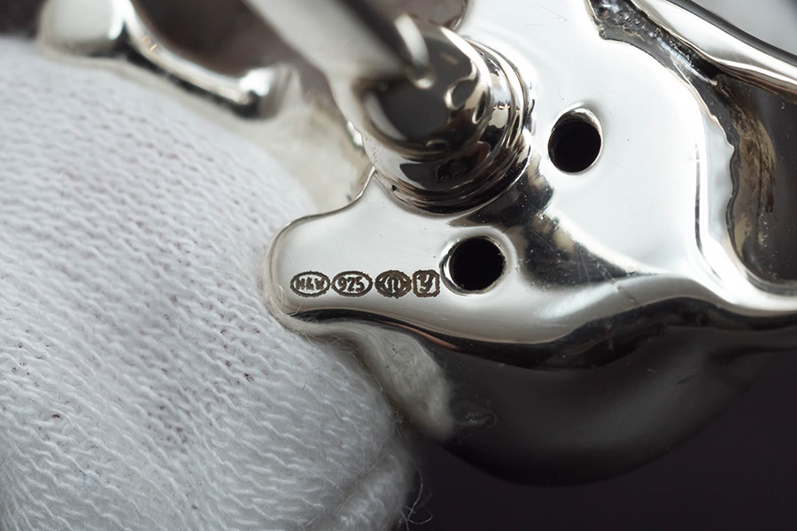 マッピン＆ウェッブ マウス型チーズピック（スターリングシルバー）を