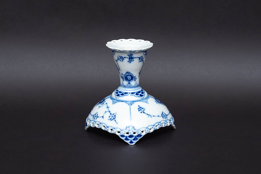 ロイヤル・コペンハーゲン ブルーフルーテッドフルレース キャンドル