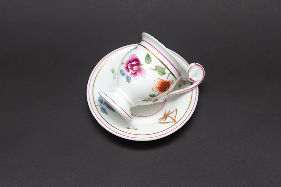 リチャード・ジノリ グランデューカ チョコレートカップ＆ソーサー（丸