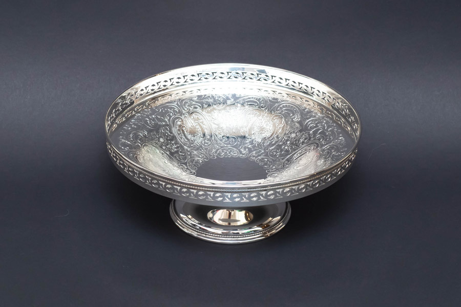 マッピン＆ウェッブ 20cmコンポート（シルバープレート）を買い取り