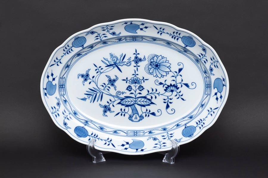 マイセン ブルーオニオン 37cmオーバルプラターを買い取りました