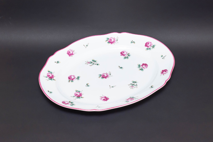 リチャード・ジノリ アンティックローズ 39cmオーバルプラターを