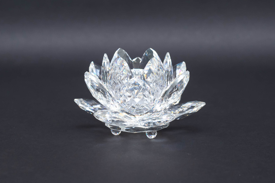 スワロフスキー ウォーターリリー キャンドルホルダー（Mサイズ）を