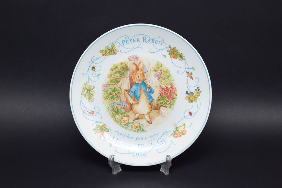 ウェッジウッド ピーターラビット バースデープレート（1996年）を