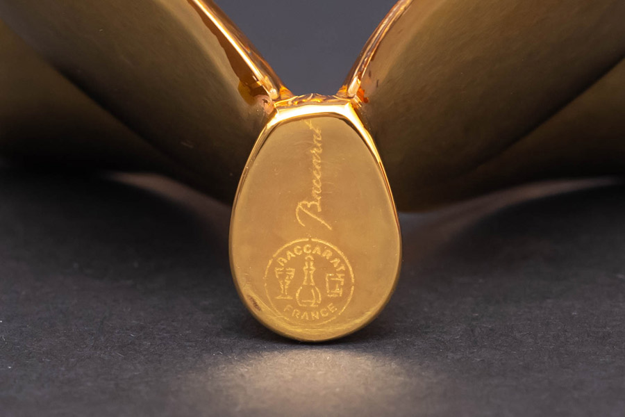 バカラ ラッキーバタフライ（ゴールド）を買い取りました｜ブランド