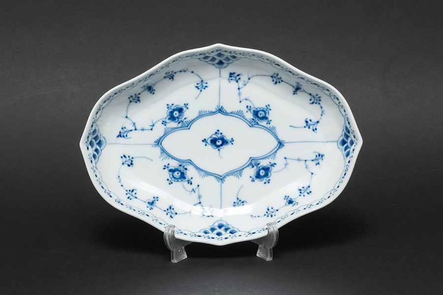 ロイヤル・コペンハーゲン ブルーフルーテッドハーフレース ピックル