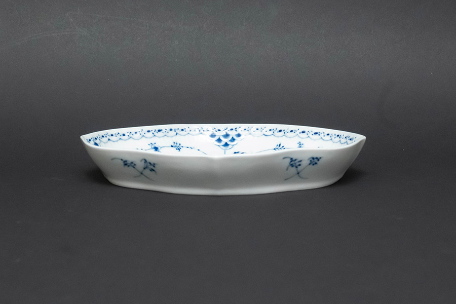 ロイヤル・コペンハーゲン ブルーフルーテッドハーフレース ピックル