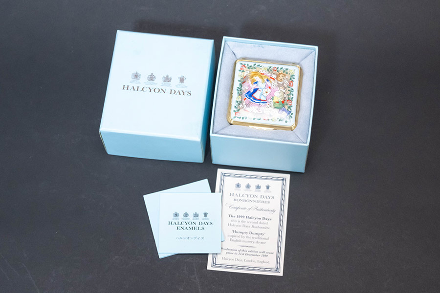 ハルシオン・デイズ エナメルボックス『Alice in Wonderland（不思議の