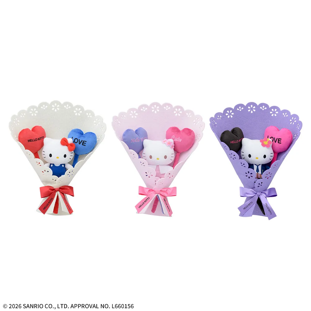 ハローキティ ブーケぬいぐるみ｜プライズ・くじ・グッズ情報なら