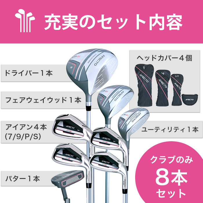 やさしさ設計クラブセット【クラブのみ/右利き用】AFECTO CR-01