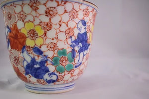 京焼 加藤雲泉 唐子八角皿 二枚組 京都 清水焼 ① 高級食器 お正月